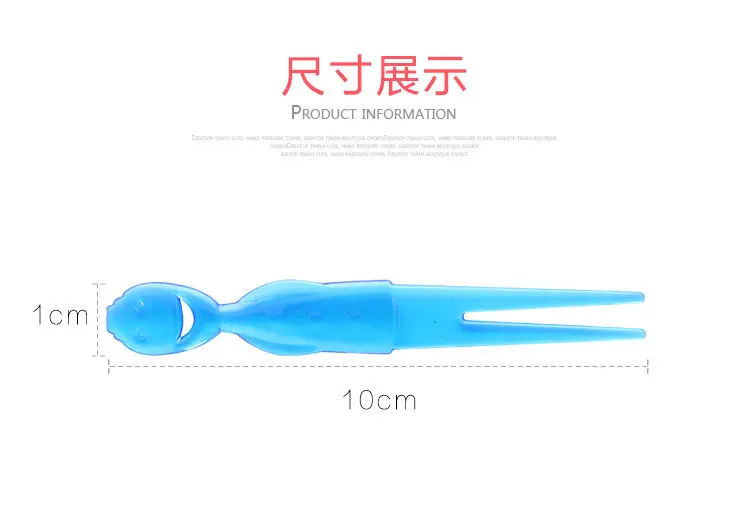 C610 High Quality New Products Body-shape Fruit Fork Hangable Cake Fork Sign 2 Yuan Shop Stall Daily Use The Department Store