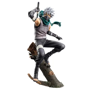 

Anime Naruto Hatake Kakashi PVC Action Figure Figurines Toy The Dark Kakashi Collectible Model Toy 24CM