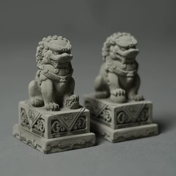 

Chinese Style Stone Lion Concrete Cement Silicone Mold For Home Decor Gypsum Plaster Decorative Ornaments Crafts Molds
