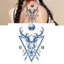 Animal Flower Plant Semi-permanent Tattoo Stickers Waterproof and Sweat Proof Tiger Lion Temporary Tattoos Stickers Man Women
