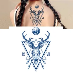 Animal Flower Plant Semi-permanent Tattoo Stickers Waterproof and Sweat Proof Tiger Lion Temporary Tattoos Stickers Man Women