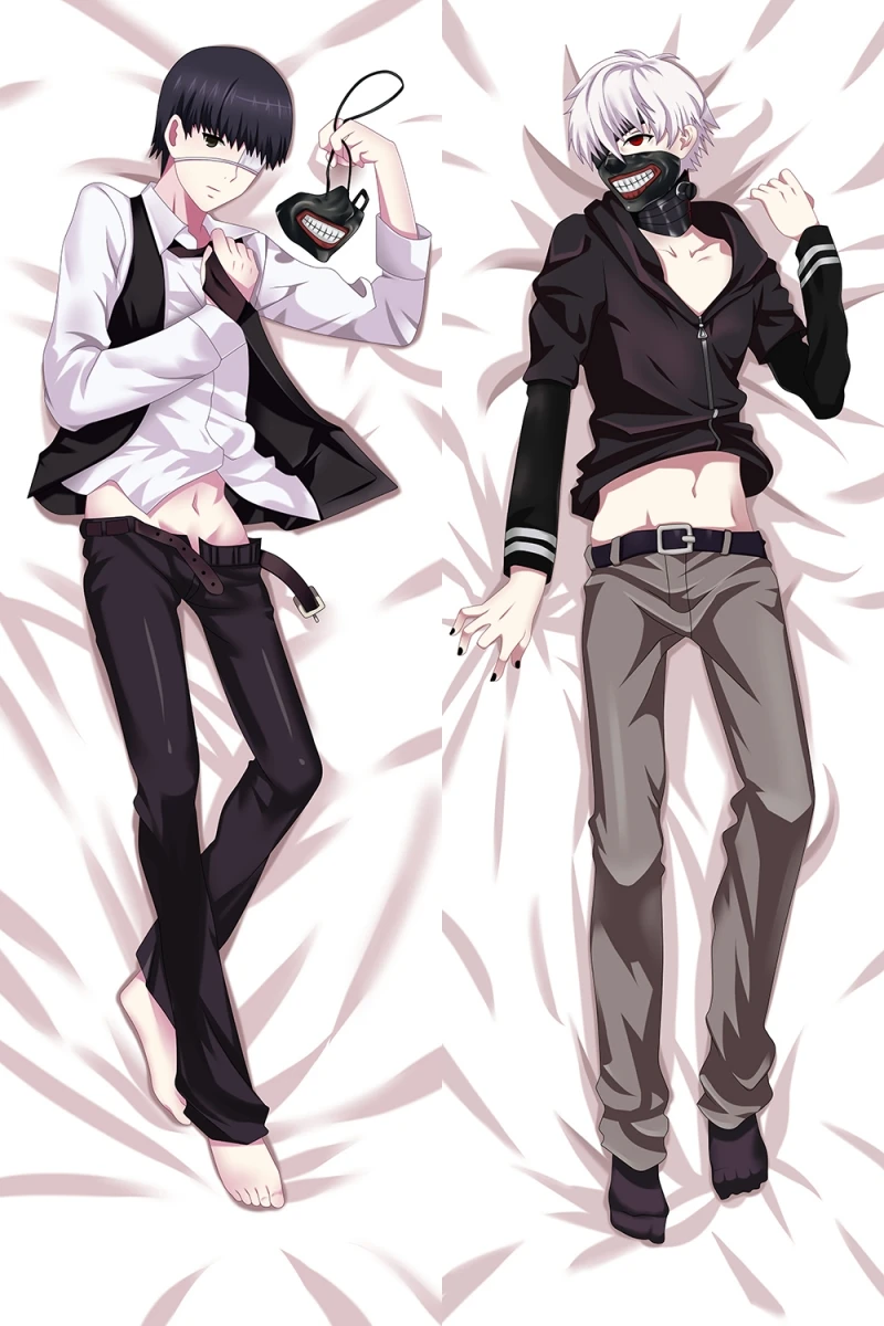 

Anime Tokyo Ghoul kaneki ken Cosplay Dakimakura Pillow Case Hugging Body New