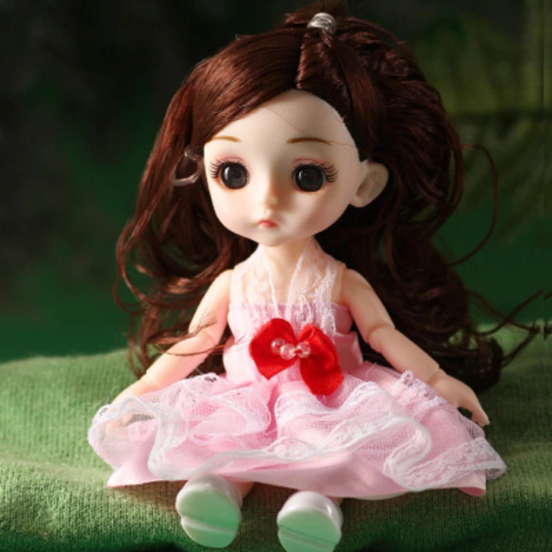 

Gift box SD replacement joint BJD doll 16cm simulation doll girl Lifelike toy Princess Fashion Dolls For Christmas Gift