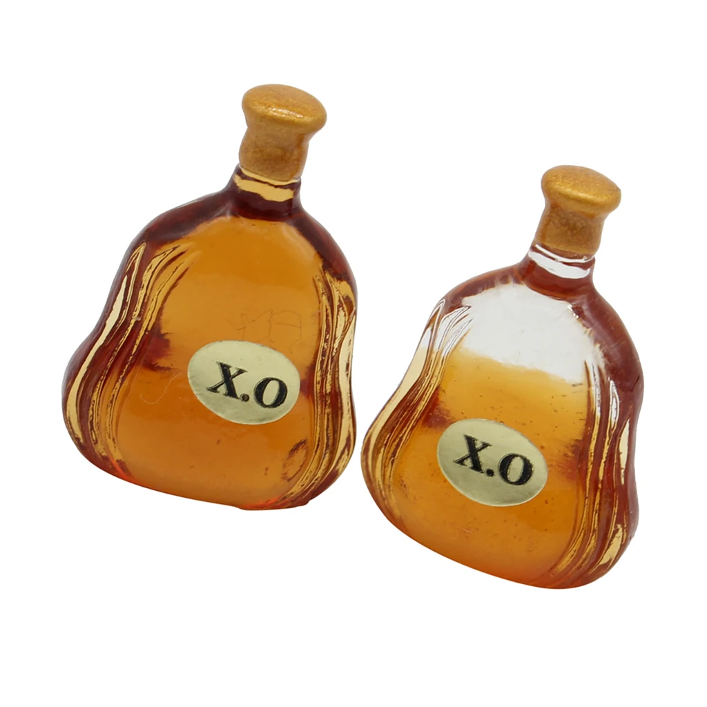 1:12 Scale Dollhouse Miniature X.O Wine Bottles Home Bar Scene Landscape Decor 12th Dolls House Accessories