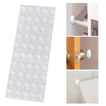 

Hemispherical Shape 50pcs Rubber Bumper Damper Silicone Feet Pads Durable Cupboard Transparent Stop Cushion Convenient