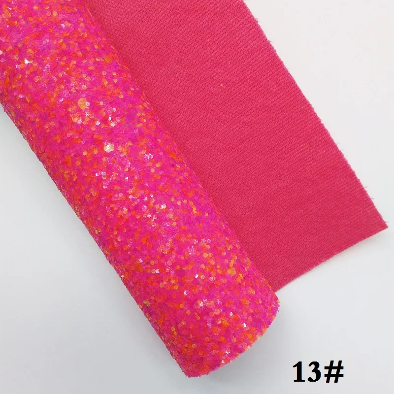 Glitterwishcome 21X29 см A4 размер винил для бантов неоновый массивный блеск кожа Fabirc искусственная кожа листы для бантов, GM305A - Цвет: 13