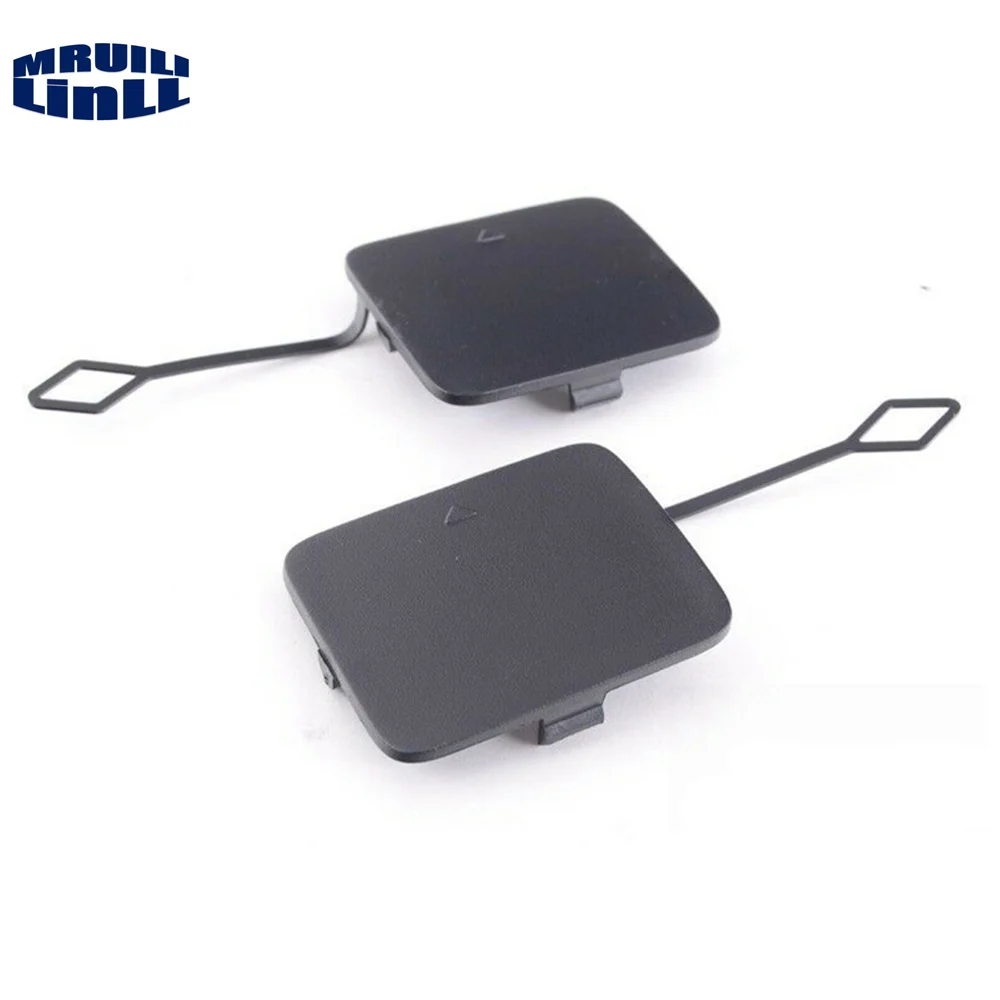 

2Pcs Front Bumper Tow Hook Cover Black 51127272415 For BMW X3 F25 2011 2012 2013 2014