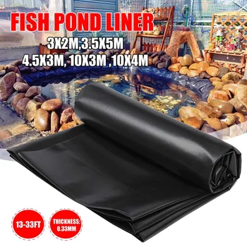 

5Sizes PE Fish Pond Liner Garden Pools Reinforced HDPE Heavy Landscaping Pool Pond Waterproof Liner Cloth 2-10M