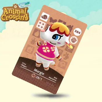 

384 Margie Animal Crossing Card Amiibo Cards Work for Switch NS 3DS Games