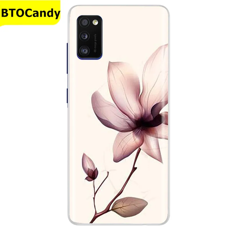 Case For Samsung Galaxy A41 Case Soft TPU Back Cover Silicone Case For Samsung Galaxy A41 A 41 SM-A415F Clear Phone Case Fundas mobile pouch Cases & Covers