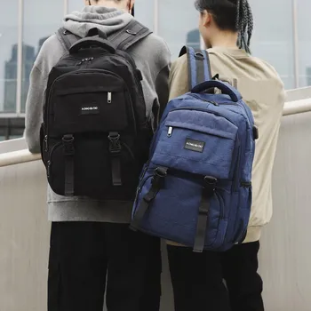 

Leisure Zipper Bag Student Backpack Folding Bag Shoulder Bag Couple Travel Bag Mochila de moda Модный рюкзак ранец school bag