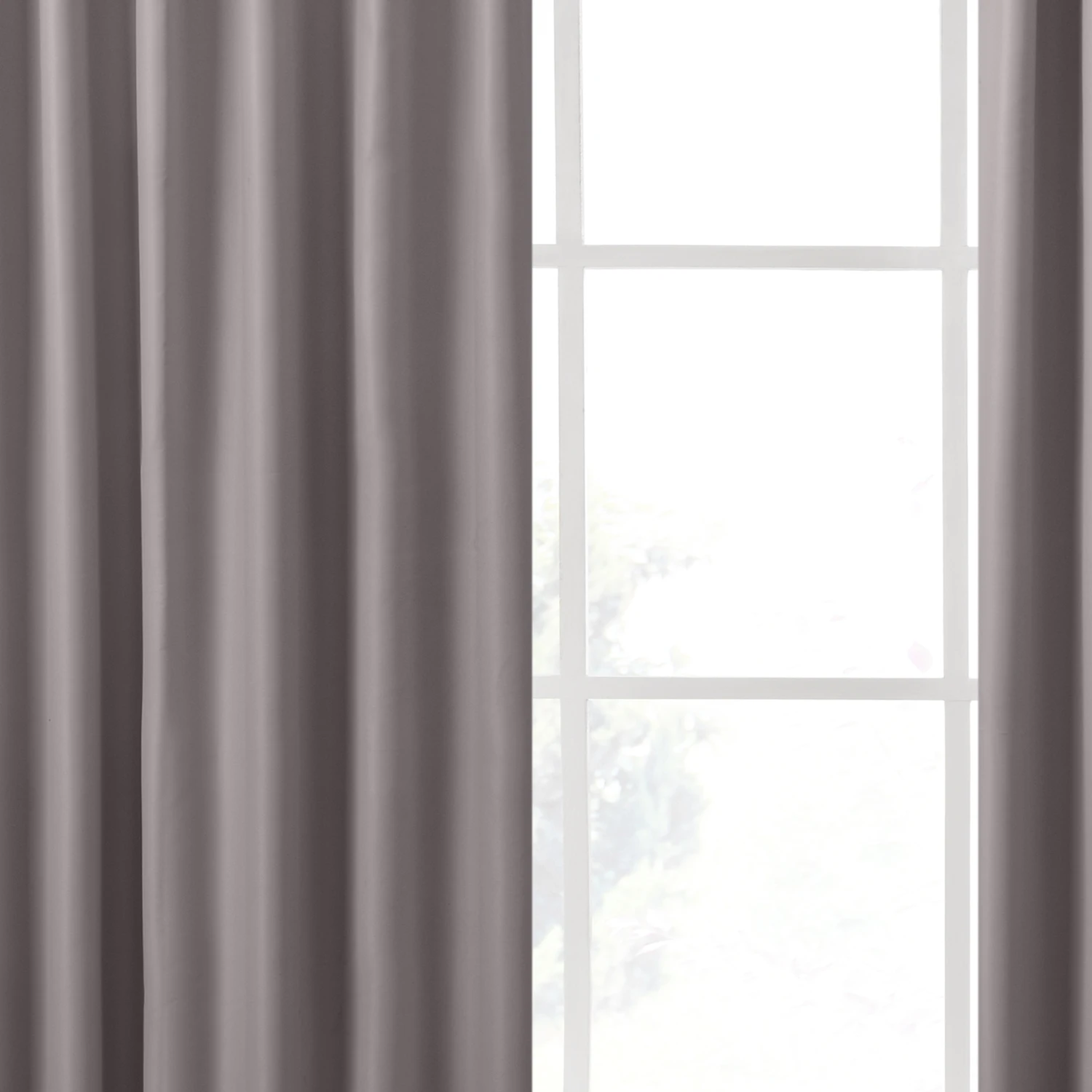 Solid Color Thermal Insulated 90% + Blackout Curtains for Living Room Bedroom Gray Black Blue Thick Window Curtain Treatment