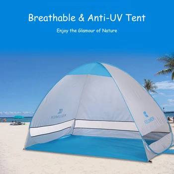 

200*120*130cm Outdoor Automatic Instant Pop-up Portable Beach Tent Anti UV Shelter Camping Fishing Hiking Picnic