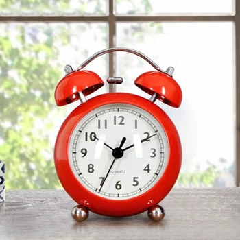 

Kid Electronic Alarm Clock Creative Mechanical Vibrating Desk Vintage Alarm Clocks Luminous Bedside Travel Wekker Timer 50A0080