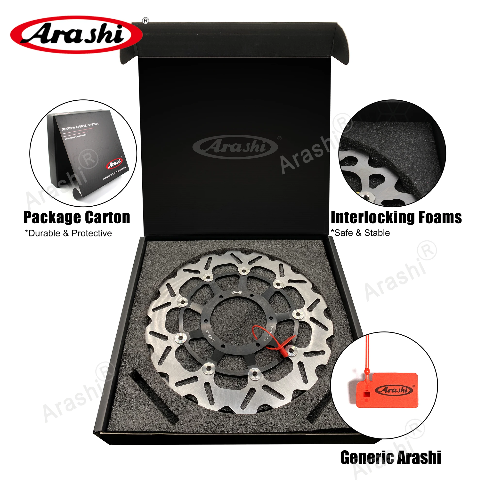 Arashi 2PCS GTR1400 07-16 CNC Front Brake Disc Rotors For KAWASAKI