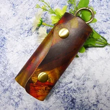 Держатель для ключей из натуральной кожи на талии маленький портативный органайзер для ключей для мужчин и женщин 1019Y