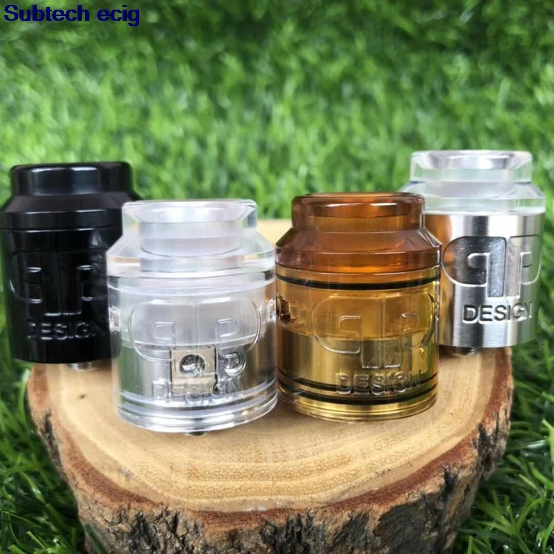 New QP Design KALI V2 RDA Top Airflow 25mm Tank Atomizers PC PEI Material Deck Pull Up Top Fill Vape vs Fatality Juggerknot