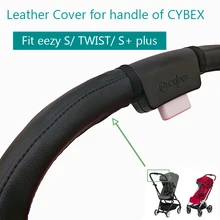 Cheap Baby Stroller Accessories Leather Protective Case Cover of handle for CYBEX EEZY S S+ TWIST stroller Cheap Baby Stroller Accessories Leather Protective Case Cover of handle for CYBEX EEZY S S+ TWIST stroller