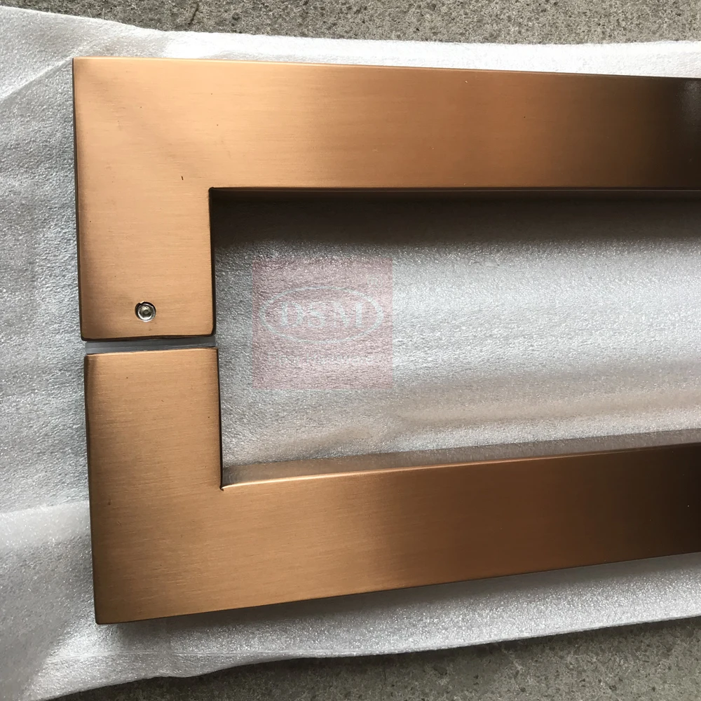 Entrance Door Pull Handle PA-146-25-38-1200-Rose gold 4