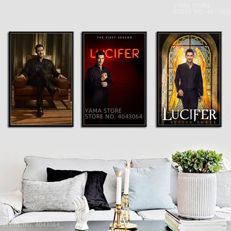 J240 Lucifer Лидер продаж ТВ-сериал новый сезон подарок настенное искусство Декор