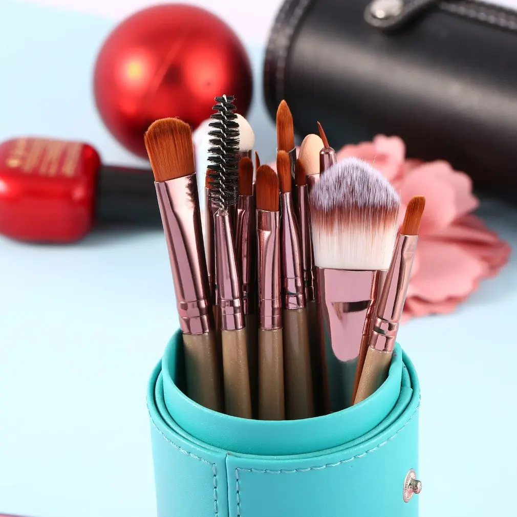 15 шт./компл. Pro набор кистей для макияжа с ресницами, губами основа для макияжа лица Косметическая Пудра Тени для век подводка для глаз и бровей Кисть для макияжа Make Up Кисть Красота инструмент