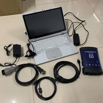 

G-M diagnosis Scanner MDI interafce with wifi and 2020 Software installed well on Used Laptop CF-Ax2 I5 4G for program and code