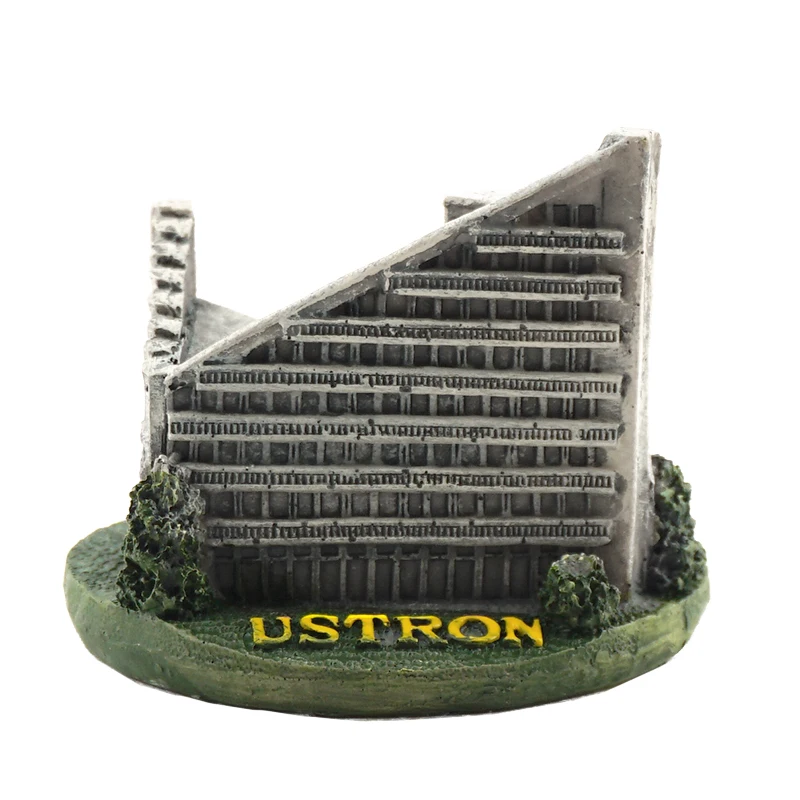 

Handmade Painted Poland Building Resin Crafts Creative Home Decortion Tourism Souvenir Gift Collection