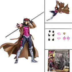 7 дюймов Marvel Amazing Yamaguchi Revoltech GAMBIT series Серия № 012 фигурка коллекционная игрушка; подарок