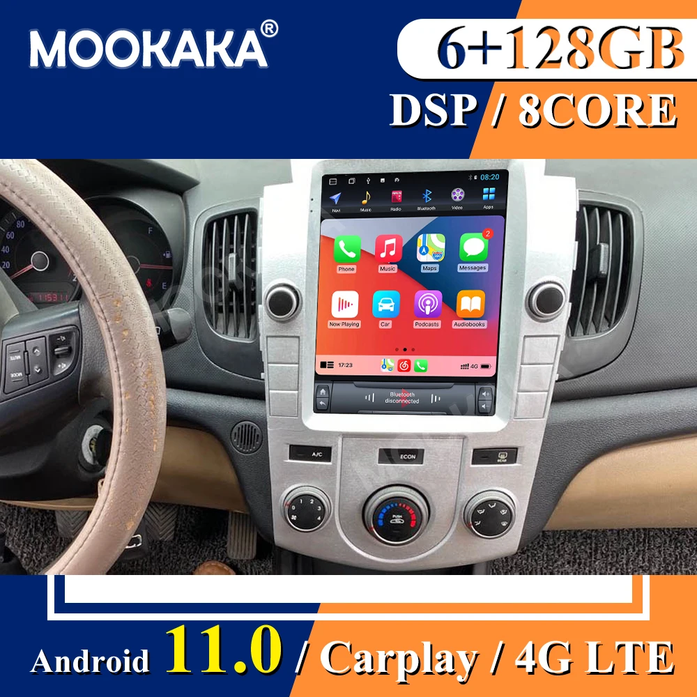 

Android 11.0 Octa Core 6+128G Autoradio For KIA Forte Car Multimedia Player GPS Cooling Fan Screen Radio WIFI Bluetooth