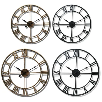 

Wall Clock Stainless Steel Cutlery Clock Kitchen Clock Living Room Electronic Wall Clock Wooden Fashion Old Retro Clocks Decor