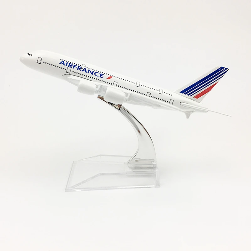 16 см 1:500 масштаб Air France Airbus A380 модель самолета литья под давлением летательные
