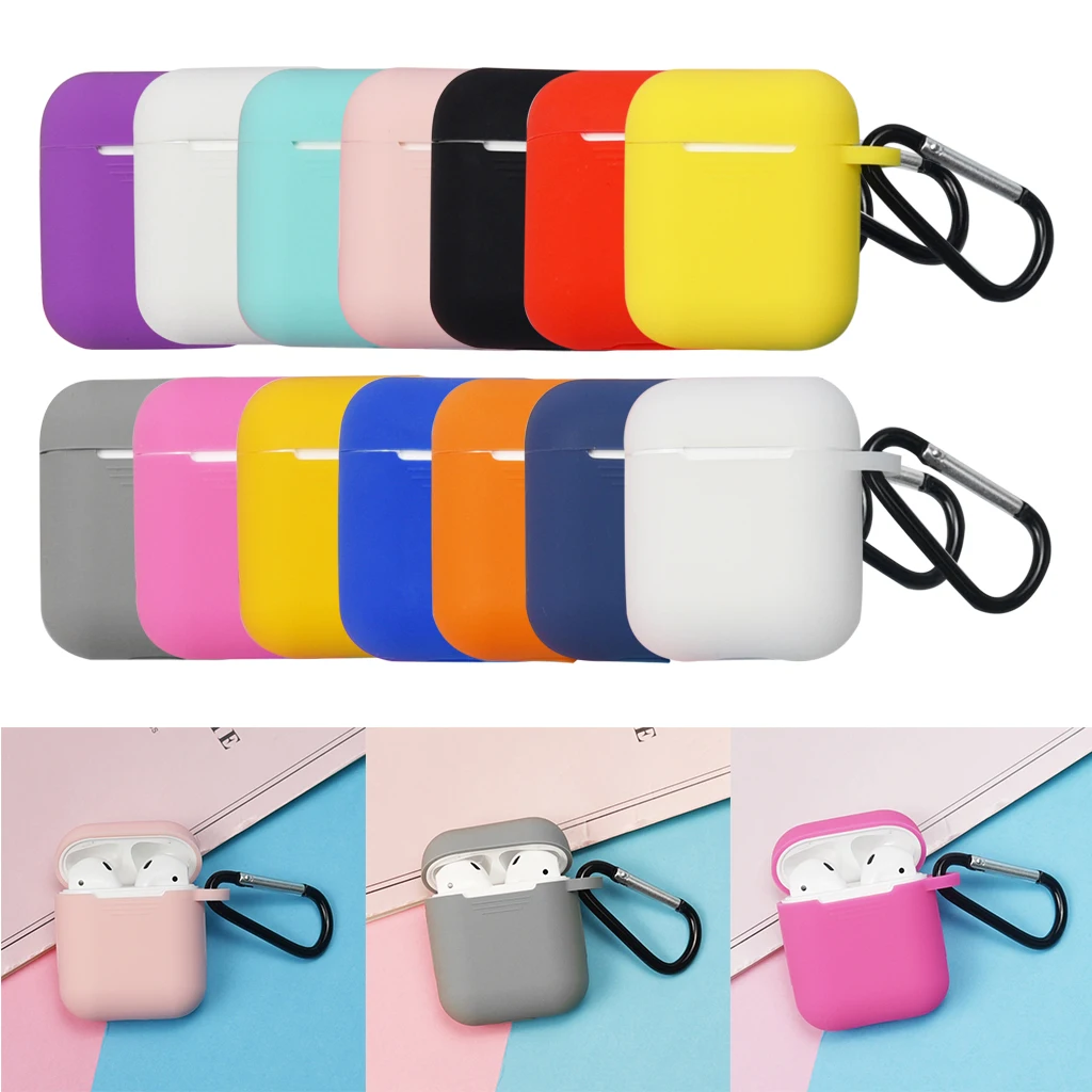 Мягкий силиконовый чехол для Apple AirPod Air pods 2 1 противоударный Airpods Airpod s