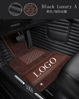 

Car floor mats with Logo/Brand Logo for Nissan Altima Teana Murano Rouge X-trail Qashgai Sentra car styling case carpet liners (