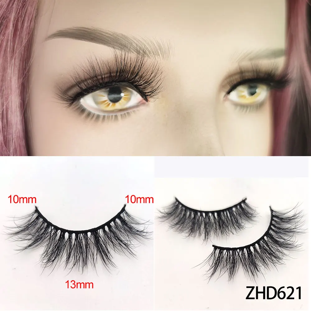 eyelashes 3D Mink Lashes natural handmade lashes long soft false High Volume Cruelty Free | Красота и здоровье