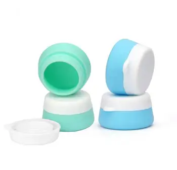 

Wholesale Silicone Wax Container 10 Ml Non-stick Food Grade Jars Dab Tool Storage Cream Jar SN750