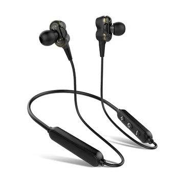 

Explosion Models 2020 New Double Moving Circle Wireless Bluetooth Headset Stereo Sports Headset Noise Reduction Microphone