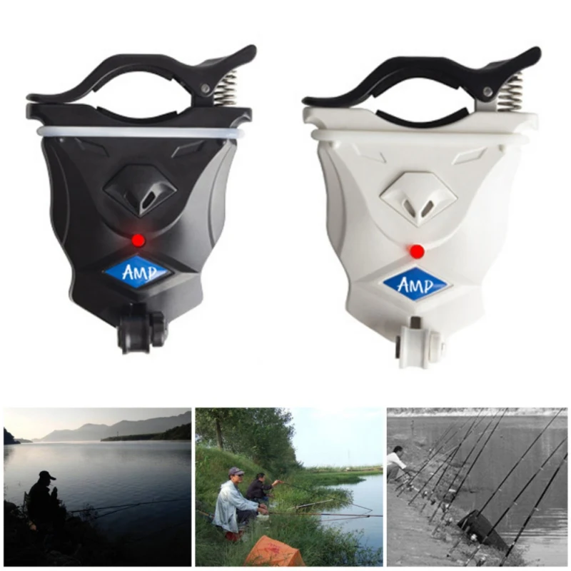 

High Sensitive Fish Bite Alarm With Bright Light Fishing Rod Signal Device Bait Alertor Night Fishing Accessories