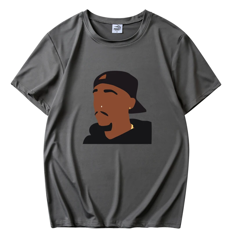 Футболка Tupac Shakur 2Pac футболка с принтом в стиле хип-хоп летняя коротким рукавом