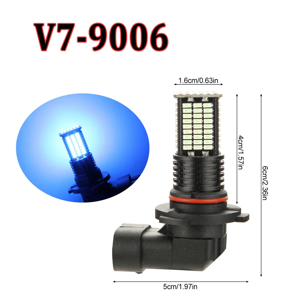 2 шт 9006/HB4 противотуманный светильник 3030SMD 3200LM 8000K автоматический светодиодный светильник s 12V* Максимальная мощность: 55W