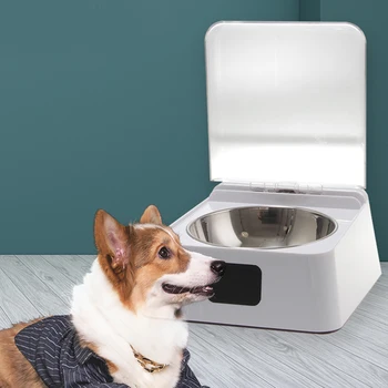 

5G Induction Pet Bowl Automatic Opening Anti-moisture Anti-cockroach Pet Feeder Intelligent Dogs Cat Bowls I88