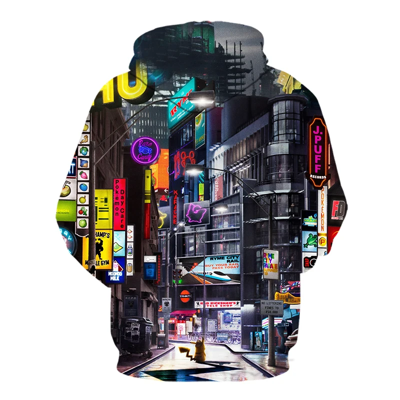 Новинка года; толстовки с капюшоном с покемоном Пикачу Eevee 3D; забавные детские толстовки с капюшоном в стиле аниме для мужчин и женщин; Kawaii; аниме Harajuku