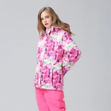 Лыжный комплект, лыжная куртка и штаны, комплект для женщин, зимняя ветрозащитная Водонепроницаемая дышащая термоуличная одежда для сноуборда