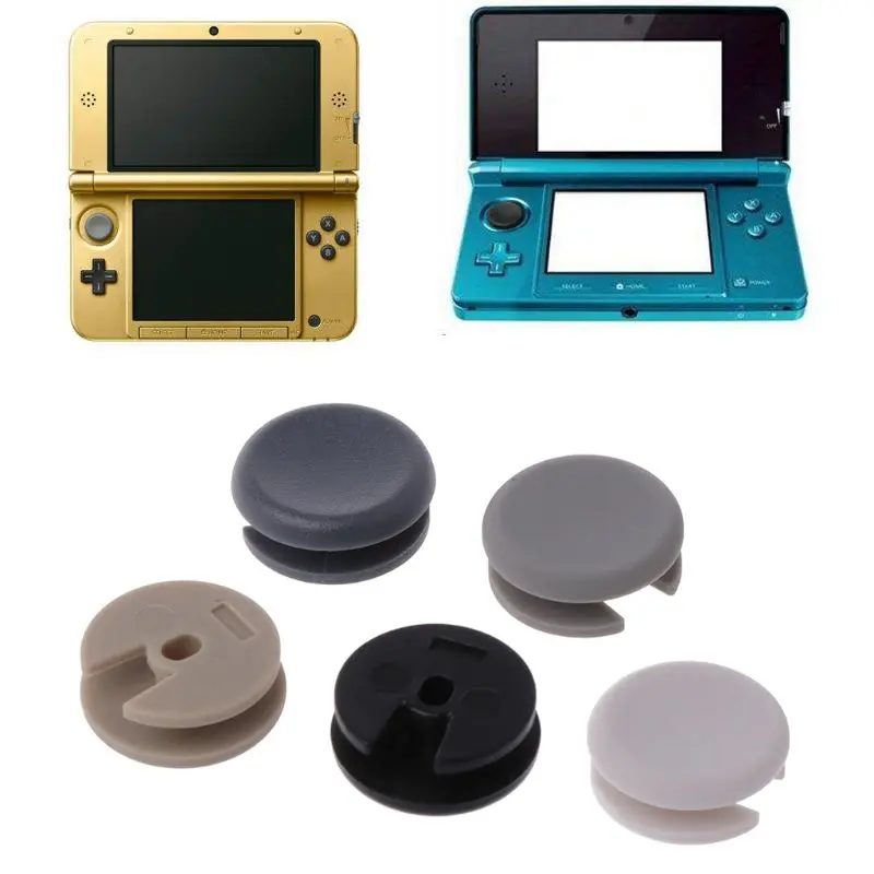 

5Pcs/Set Replace Plastic 3D Analog Controller Stick Cap 3D Joystick Cap Cover Button For New 3DS 3DSLL 3DS XL