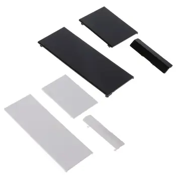 

Replacement Memeory Card Door Battery Back Door Cover 3 in 1 Door Covers shell for Wii Console