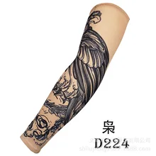 Орел простой цвет нарукавник с татуировкой колледж Стиль солнце-устойчивые татуировки рукава большой цветок рука УФ-защита рука охранника рукав