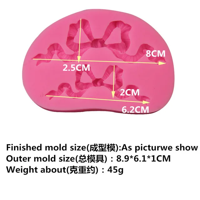 Íj Szalag Flip Cukor Torta Szilikon Penész Csokoládé Sütő Gipsz Csepp Ragasztó Barkács Szappan - Image 2