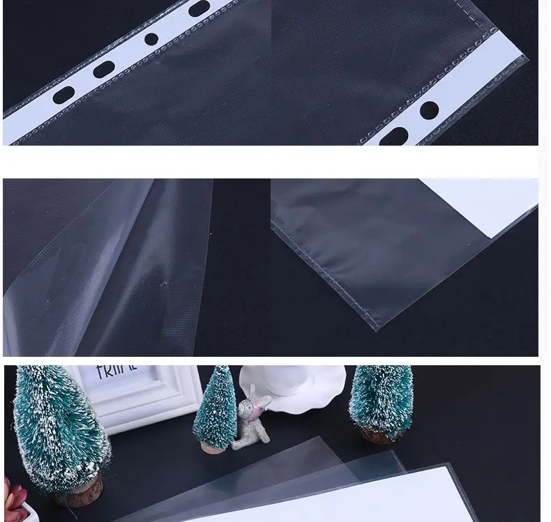 Deli 5712 File Holder 11 Hole File Protecting Bag with kuai lao jia Use