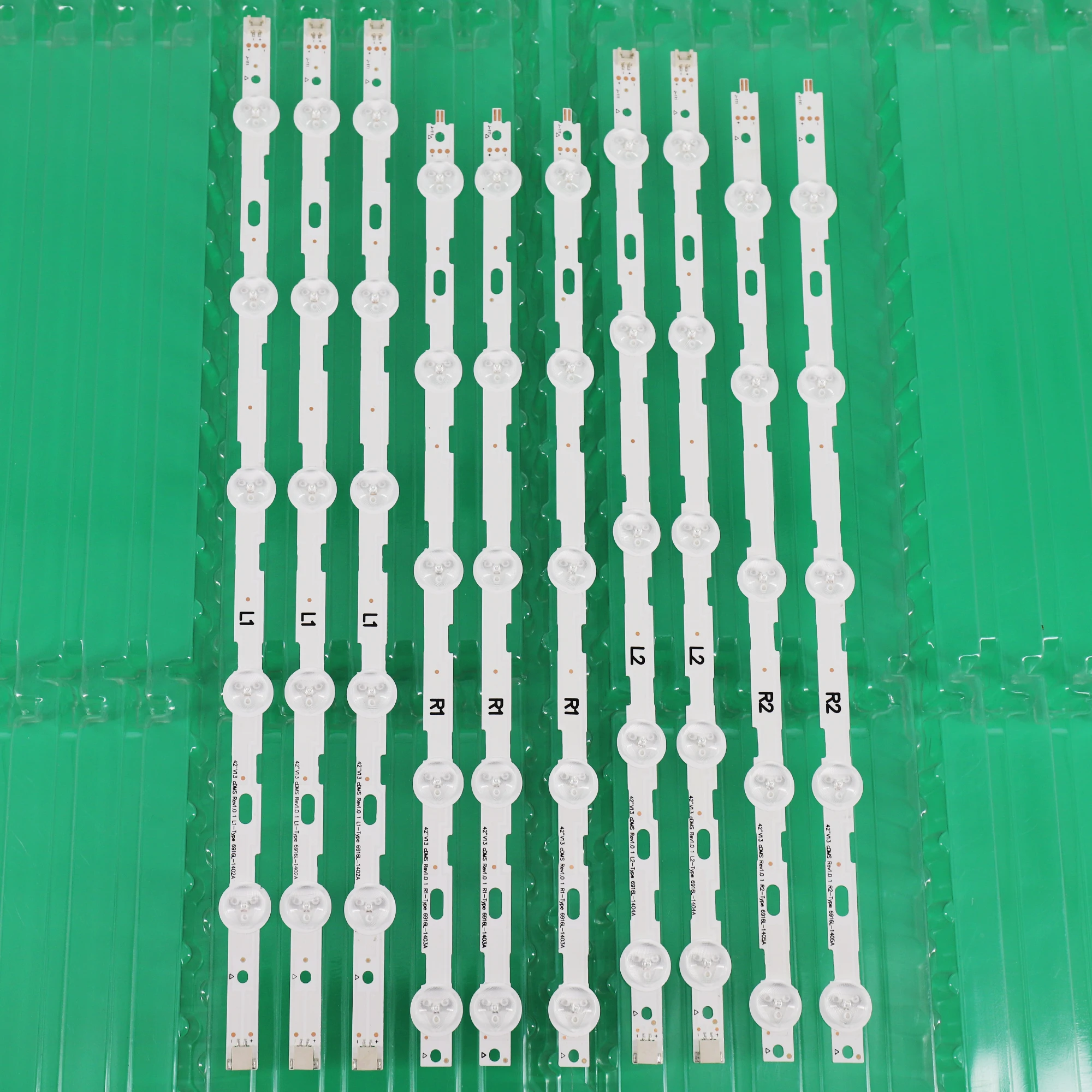 Tira de Retroiluminação Led 10 Lâmpada para 42ln5204 42ln5200 6916l1402a 6916l-1403a 6916l-1404a 6916l-1405a 42 V13 Cdms Lc420due 42ln5300