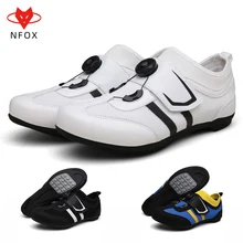 Mtb горный велосипед для мужчин и женщин горный велосипед синтетический резиновый дышащий водонепроницаемый Lockless велосипедная обувь черный белый синий