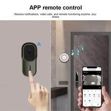 Tuya – sonnette intelligente sans fil wi fi 1080P HD, caméra visuelle, interphone vocal à faible puissance, alarme, fonctionne avec Alexa et Google Assistant